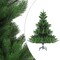 vidaXL Artificial Christmas Tree Green PE, Steel 70.9 in Collapsible
